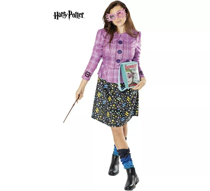Translation missing: fr.Kit de Luna Lovegood de Harry potter: Bolso, varita y gafas