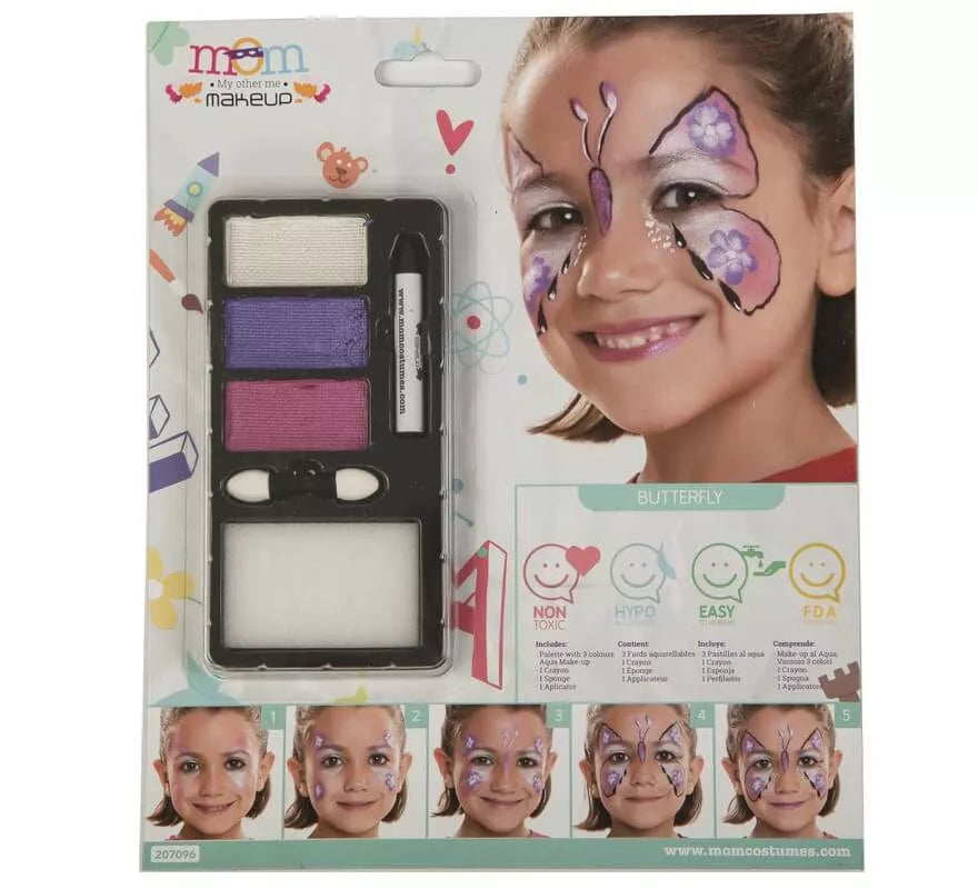 Translation missing: fr.Kit de Maquillaje al Agua Brillante de Mariposa infantil
