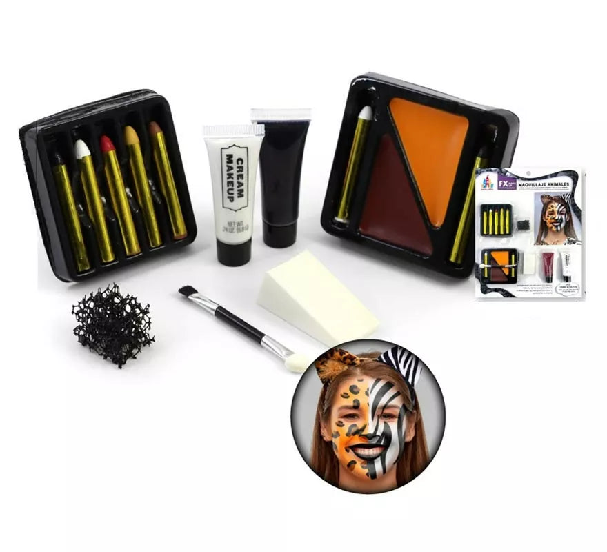 Translation missing: fr.Kit de Maquillaje Animal Fx: Brochas, Tubos, Estuche de color y Esponjas