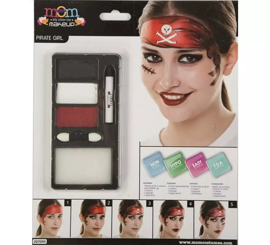 Translation missing: fr.Kit de Maquillaje de Pirata mujer