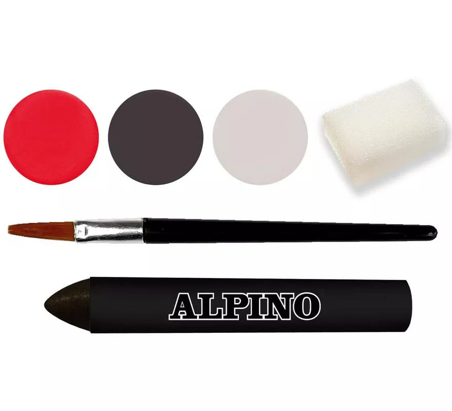 Translation missing: fr.Kit de Maquillaje de Vampiro: 3 colores, pincel y esponja