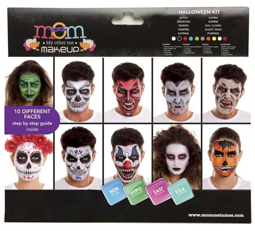 Translation missing: fr.Kit de Maquillaje Deluxe Halloween adultos