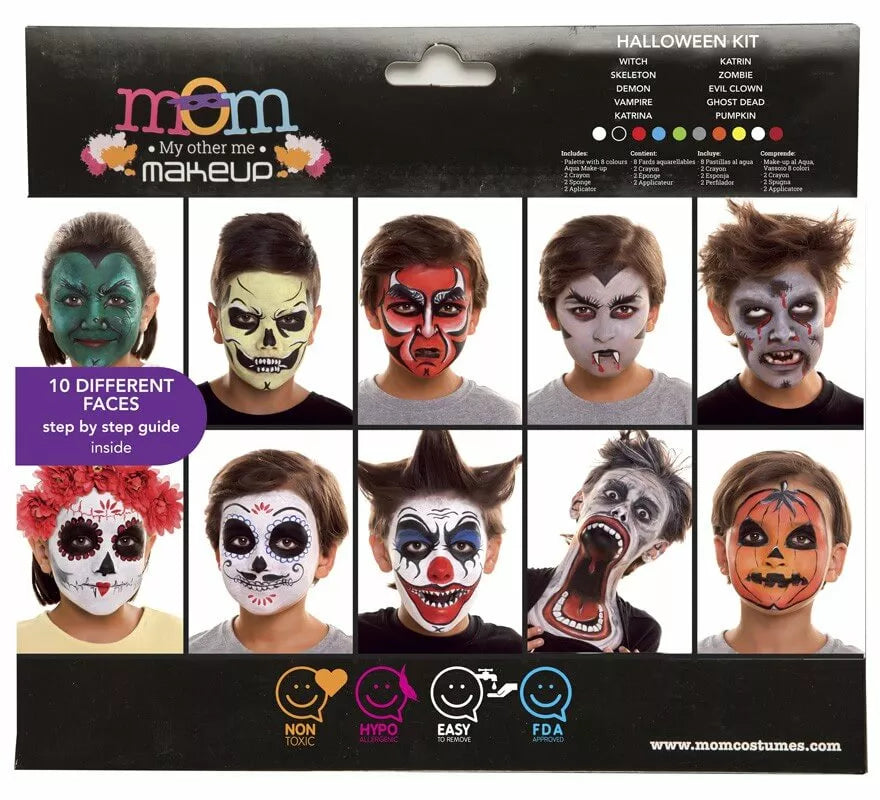 Translation missing: fr.Kit de Maquillaje Deluxe Halloween infantil
