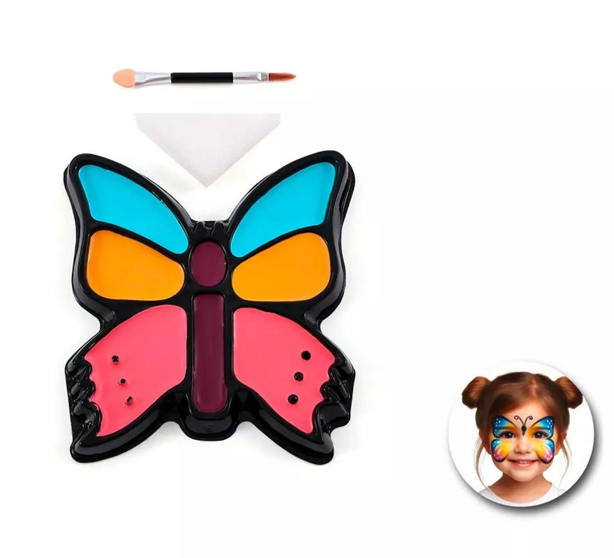 Translation missing: fr.Kit de Maquillaje Mariposa: Esponja, brocha y paleta de colores