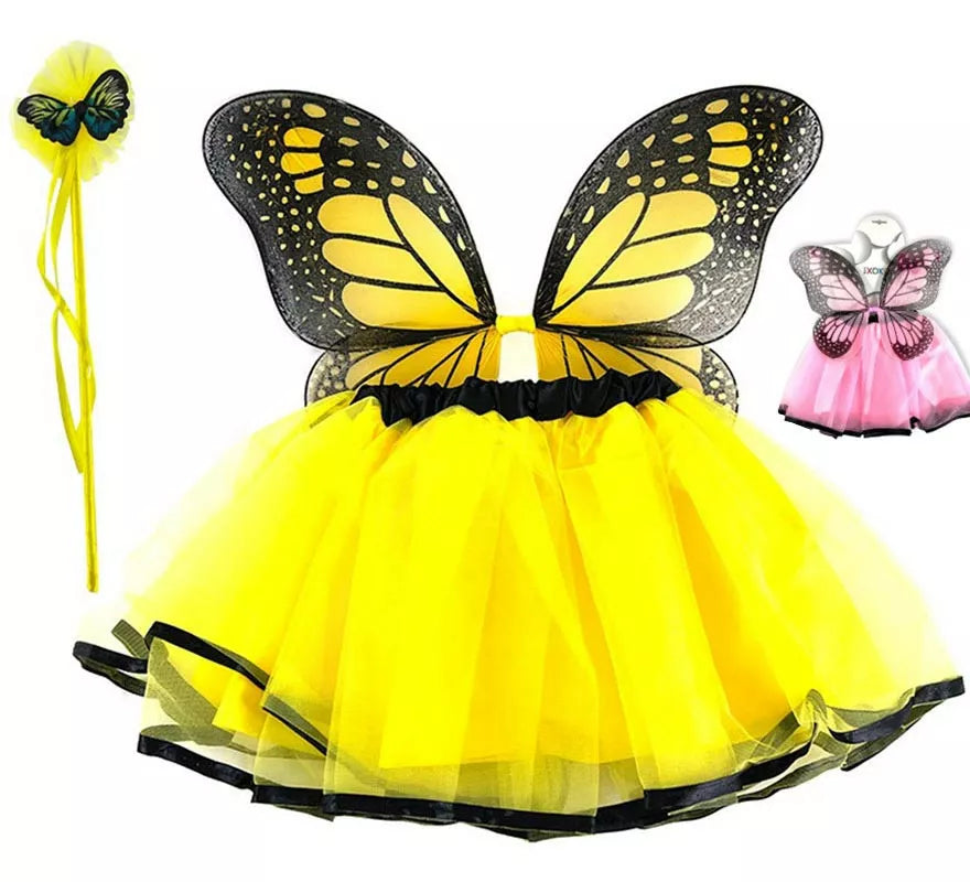 Translation missing: fr.Kit de Mariposa para niña en colores surtidos: Alas, Varita y Tutú