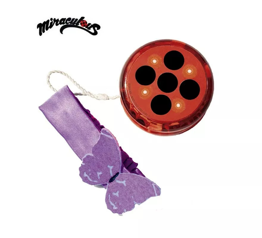 Translation missing: fr.Kit de Miraculous Ladybug infantil: Yo-Yo con luz y pulsera