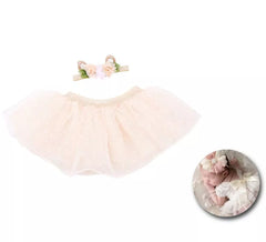 Kit Nouveau-né Bébé Faon : Tutu et Ruban d'Oreille