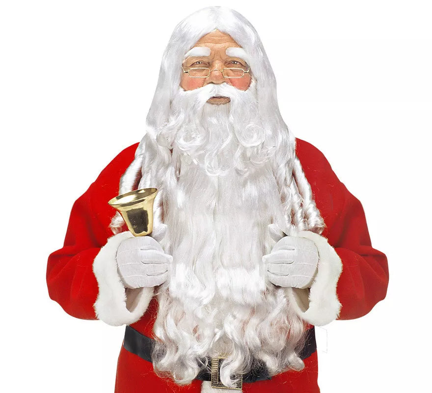 Translation missing: fr.Kit de Papá Noel: Peluca, Barba, Bigote y Cejas