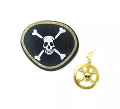 Kit Patch Pirate : Boucles d'oreilles et Patch