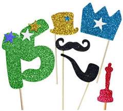 Kit de Photocall Garçon Joyeux 15 ans avec 6 pièces