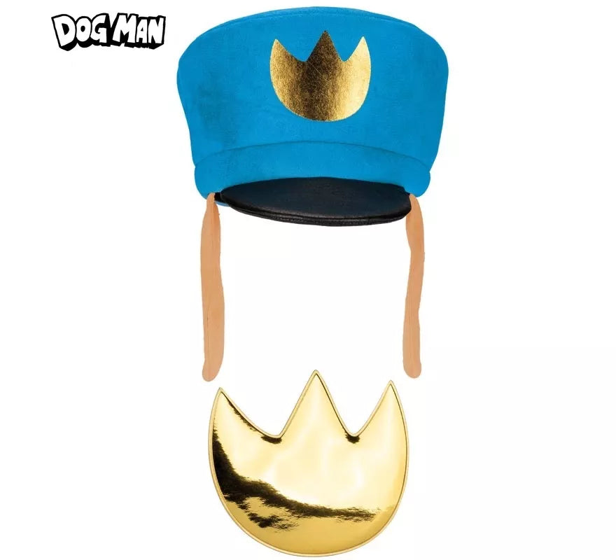 Translation missing: fr.Kit de Policán Dog Man Infantil: Sombrero e Insignia