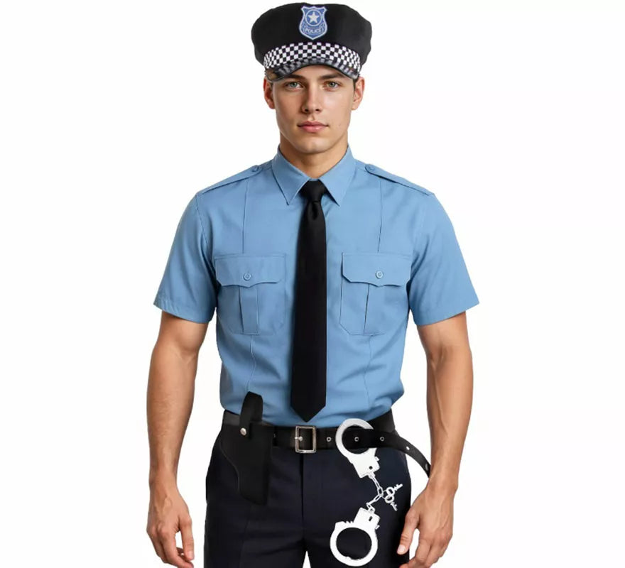 Translation missing: fr.Kit de Policía: Cinturón, Gorra y Esposas
