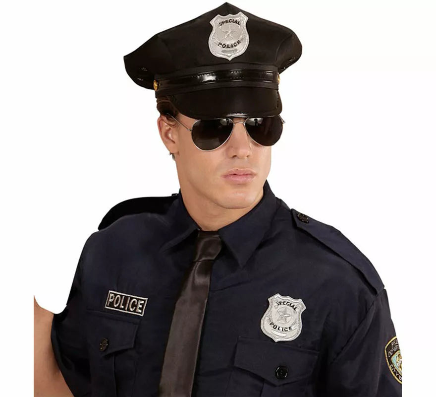 Translation missing: fr.Kit de Policía para adultos: Gorra, Gafas y Placa