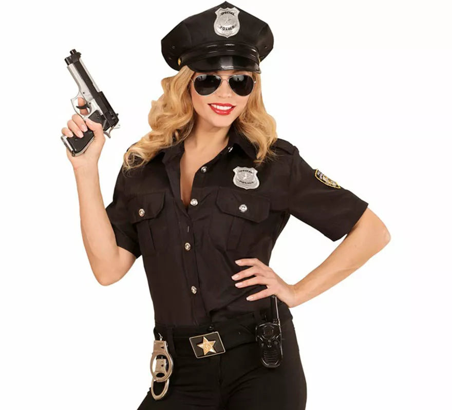 Translation missing: fr.Kit de Policía para adultos: Gorra, Gafas y Placa