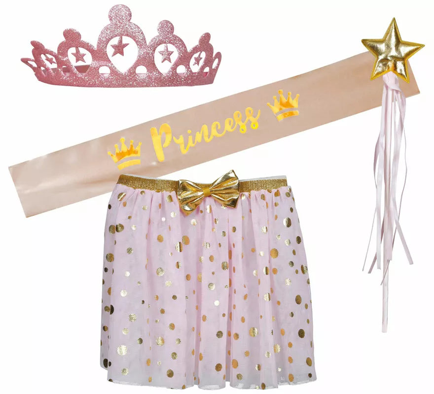 Translation missing: fr.Kit de Princesa infantil: Banda, diadema y falda
