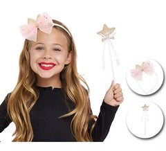 Kit Princesse Magique Enfant : Bandeau et Baguette