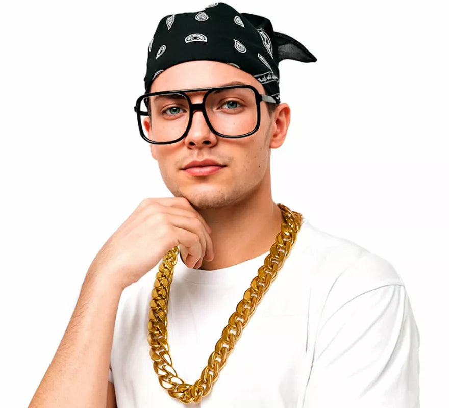 Kit de Rapero: Gafas, Collar y Pañuelo
