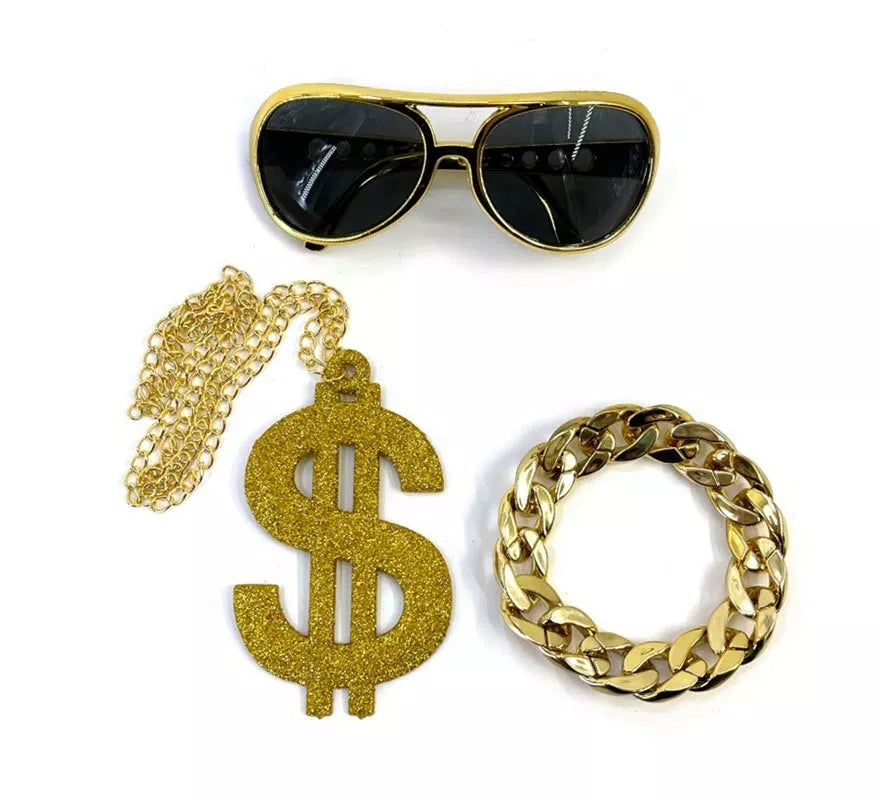 Translation missing: fr.Kit de Rapero: Gafas, Collar y Pulsera