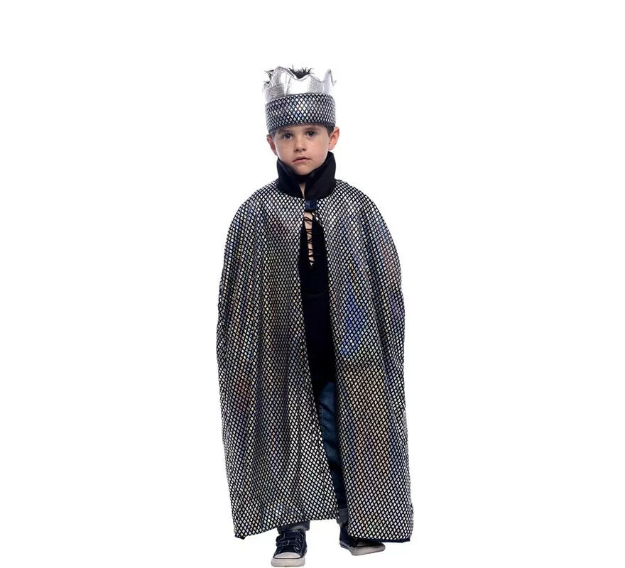 Translation missing: fr.Kit de Rey Medieval infantil: Capa reversible y Corona