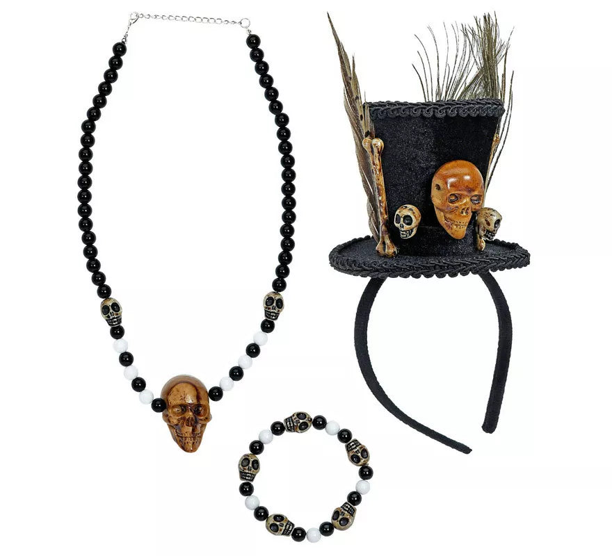 Translation missing: fr.Kit de Sacerdote Vudú: Mini Sombrero, Pulsera y Collar