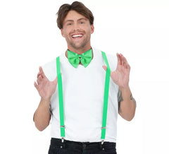 Kit Saint-Patrick adulte : Noeud papillon et bretelles