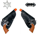 Kit de Sheriff: 2 Pistolas con fundas, Estrella y Balas