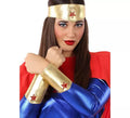 Kit de Súper Heroína: 2 Brazaletes y Tiara