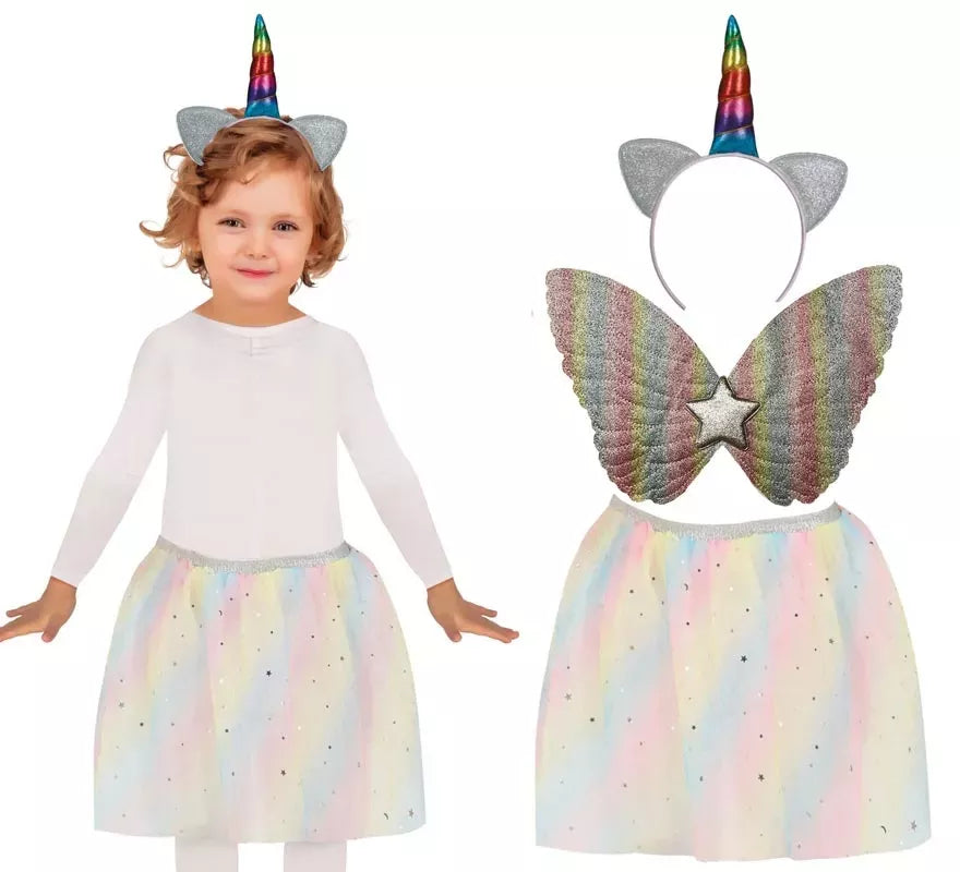 Translation missing: fr.Kit de Unicornio infantil: Diadema, Alas y Tutú
