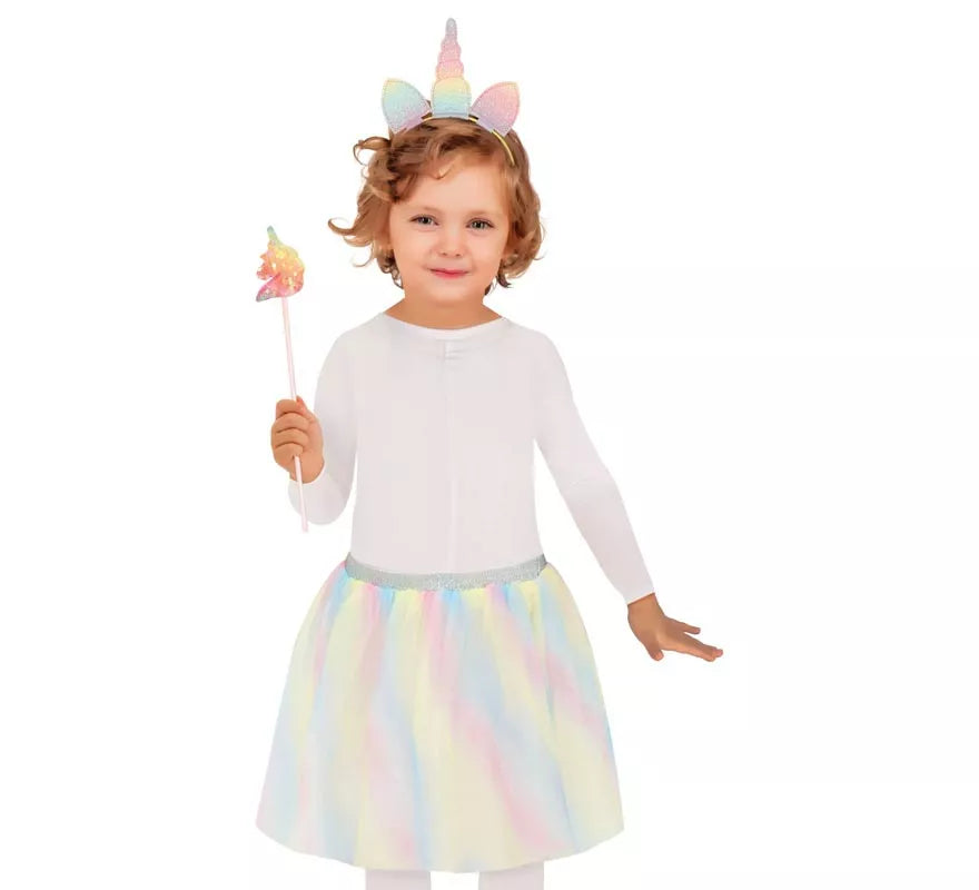 Translation missing: fr.Kit de Unicornio infantil: Diadema, Varita y Tutú