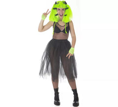 Kit Molona Green Vampira Adulte : Tutu et Perruque