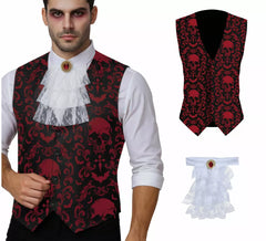 Kit Vampire : Gilet et bavoir pour hommes