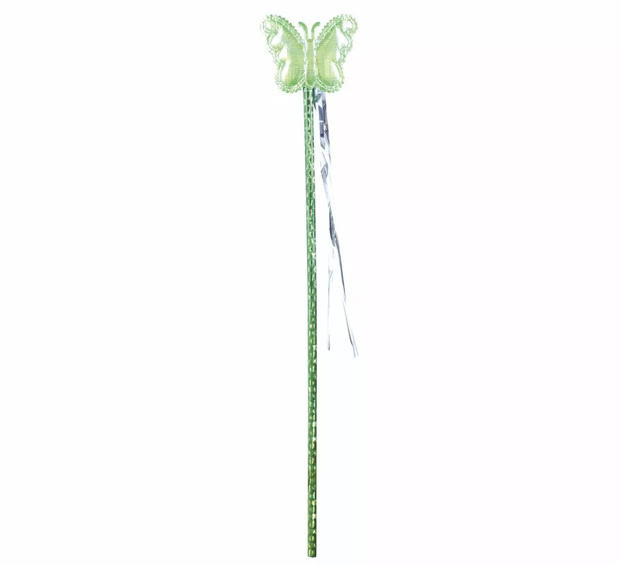 Translation missing: fr.Kit Hada Mariposa Verde: Diadema, Varita y Alas de 35x40 cm