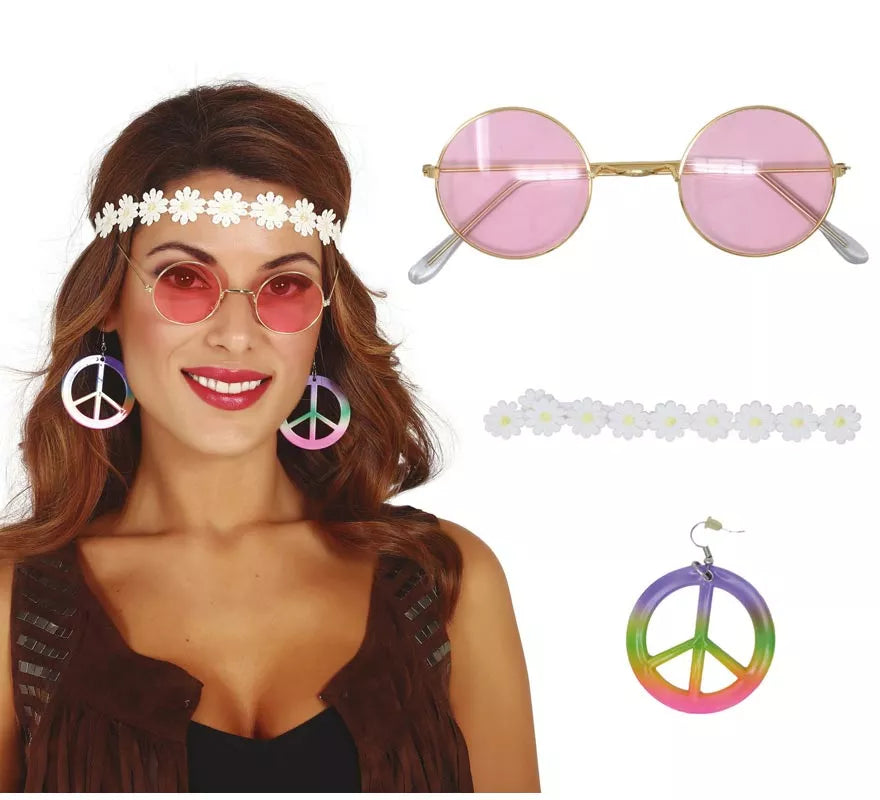 Translation missing: fr.Kit Hippie: Cinta, Gafas y Pendientes