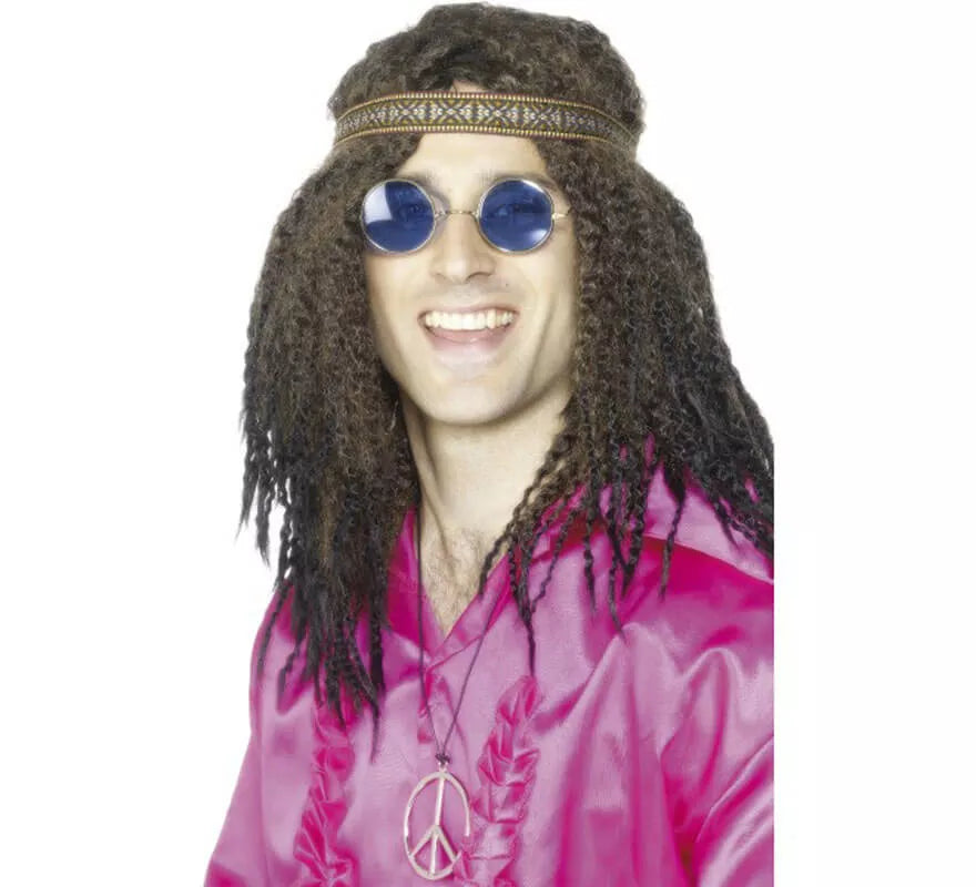 Translation missing: fr.Kit Hippy Hombre: Cinta de Pelo, Gafas y Collar