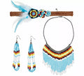 Kit India Nativa: Collar, Pendientes y Cinta