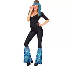Kit Mode Adulte Mandala Bleu Années 60 : Bande et Jambières