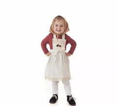 Kit ou Costume Chestañera Daria en Coton pour fille: Tablier et Mouchoir