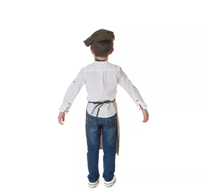 Translation missing: fr.Kit o Disfraz de Castañero Beige Hojas-Castaña para niño