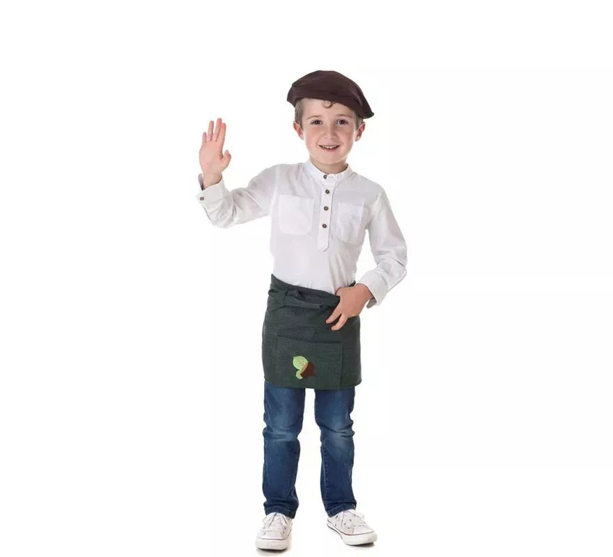 Translation missing: fr.Kit o Disfraz de Castañero Otoño Verde para niño