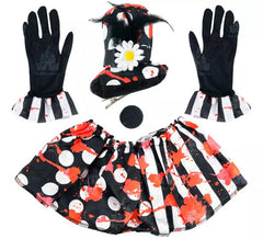 Kit Clown Tueur de Femme : Tutu, Gants, Mini Chapeau et Nez