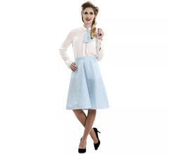 Blue Pin-Up Kit pour les femmes: jupe et cravate