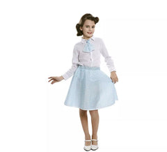 Blue Pin-Up Kit pour les filles: jupe et cravate