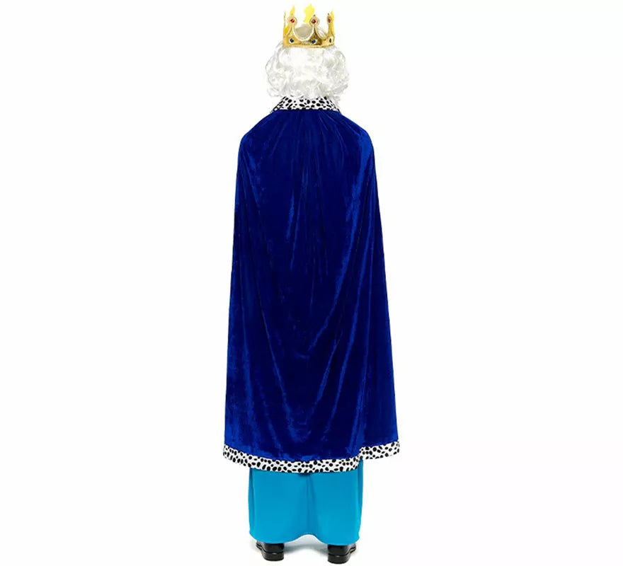 Translation missing: fr.Kit Rey Mago azul adulto: Capa y Corona