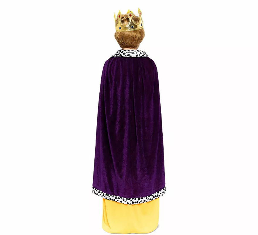 Translation missing: fr.Kit Rey Mago morado Infantil: Capa y Corona