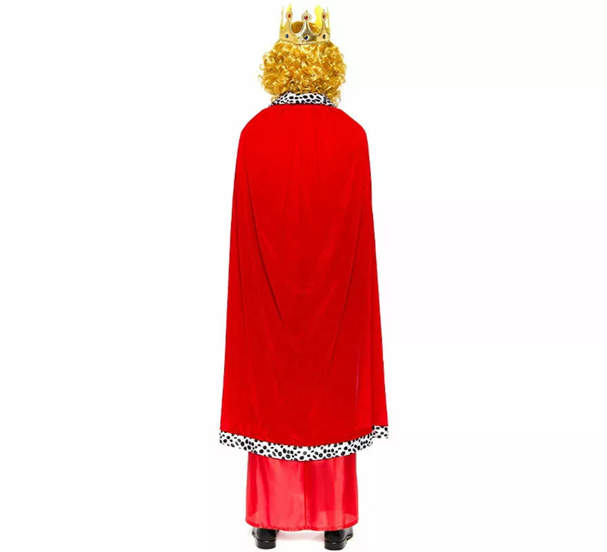 Translation missing: fr.Kit Rey Mago rojo adulto: Capa y Corona