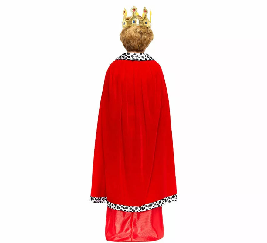 Translation missing: fr.Kit Rey Mago rojo Infantil: Capa y Corona