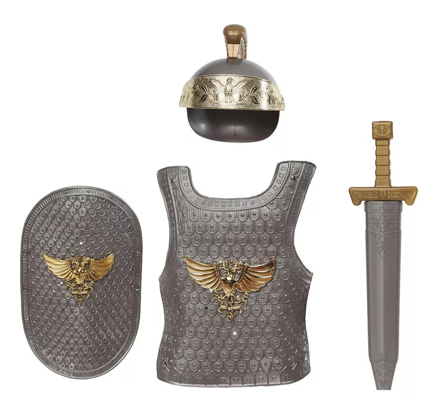 Translation missing: fr.Kit Romano: Casco, armadura, espada y escudo