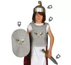 Kit Romain: casque, armure, épée et bouclier