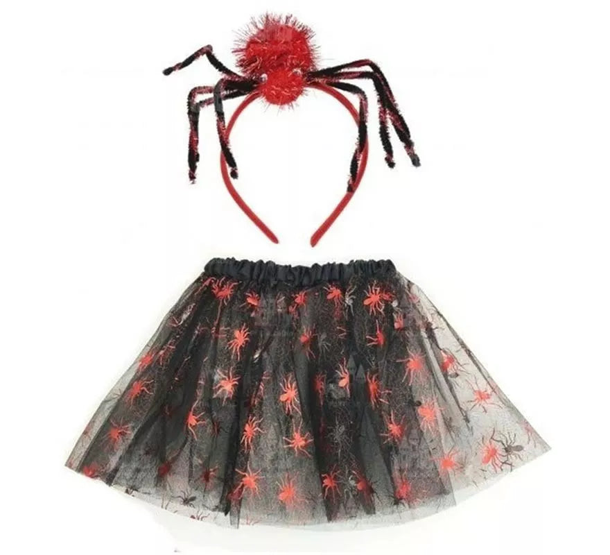 Translation missing: fr.Kit Spider: Falda y Diadema con Araña