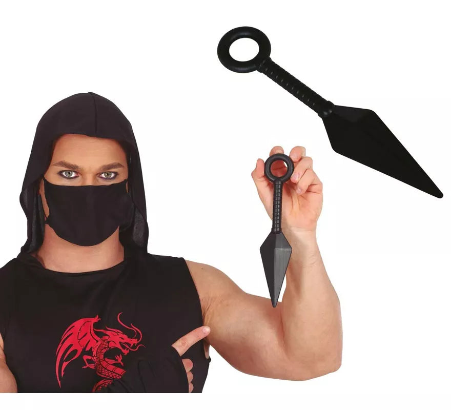 Kunai Cuchillo Ninja negro